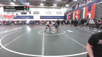 190 lbs Cons. Round 2 - Logan Ulmer, Santiago (Corona) vs Albert Esparza, Cajon