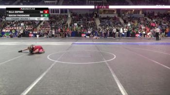 65 lbs Champ. Round 1 - Ella Gepner, Tonganoxie vs Mayah Passmore, Chase County