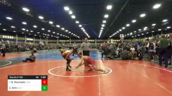 Match - Diego Machado, Great Basin Wrestling Club vs Christopher Kim, South Pasadena High School