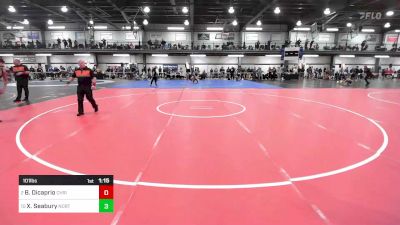 101 lbs Quarterfinal - Brody Dicaprio, Christian Brothers Academy vs Xavier Seabury, North Babylon