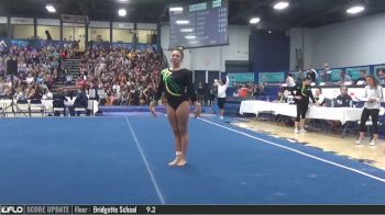 Candis Kowalik - Floor, Brockport - 2017 NCGA Championships