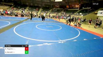 67-70 lbs Semifinal - Elijah Pagonis, BullTrained vs Ashton Marzett, Pin-King All Stars