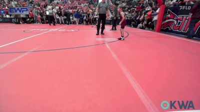 52 lbs Round Of 16 - Benji West, Perry Wrestling Academy vs Boston Brooks, Winfield Youth Wrestling Club