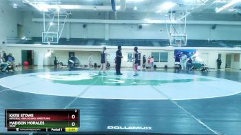 105-110 lbs Round 1 - Katie Stowe, Mitchell High School Wrestling vs Madison Morales, WCW