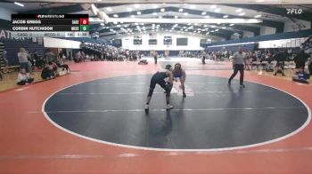 141 lbs Finals (2 Team) - Corbin Hutchison, Messiah vs Jacob Gregg, Case Western