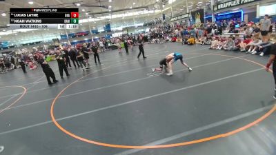 106 lbs Semifinal - Lucas Layne, Unattached vs Noah Watkins, Unattached