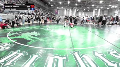 120 lbs Champ. Round 1 - Madison Fowler, Thunder Mountain Wrestling Club vs Amber Glass, Asylum Wrestling Club