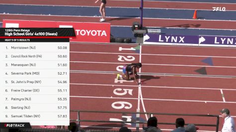 High School Girls' 4x100m Relay, Prelims 6