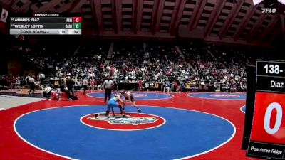 138-6A Cons. Round 2 - Wesley Loftin, Carrollton vs Andres Diaz, Peachtree Ridge