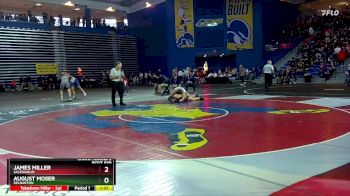 215 lbs Champ. Round 2 - James Miller, Salesianum vs August Moser, Delbarton