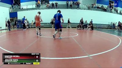 135-137 lbs Cons. Round 1 - Sawyer Mcgill, California vs Jeramie Mays, Waynesville Middle