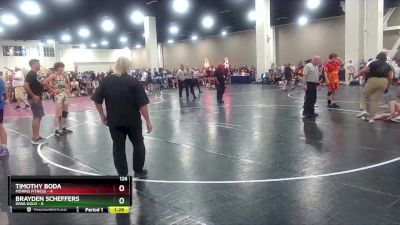 126 lbs Finals (2 Team) - Timothy Boda, Morris Fitness vs Brayden Scheffers, Iowa Gold