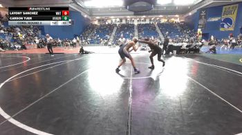 165 lbs Cons. Round 3 - Carson Tuer, Cape Henlopen vs Layony Sanchez, Whitehall