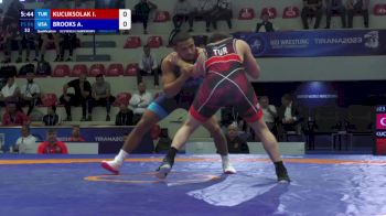 86 kg Qualif. - Ismail Kucuksolak, Turkiye vs Aaron Marquel Brooks, United States