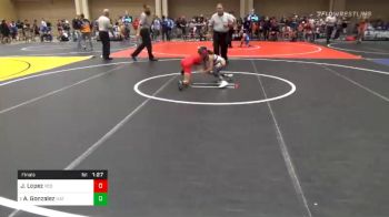 Match - Jazlyn Lopez, Red Wave Wrestling vs Alyzah Gonzalez, Mat Monsters