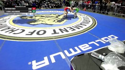 106 lbs Champ. Round 3 - Cody Holtberg, St. Mary`s vs Bryson Rex, McMinnville