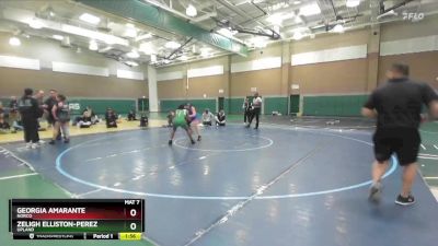 130 lbs Quarterfinal - Georgia Amarante, Norco vs Zeligh Elliston-perez, Upland