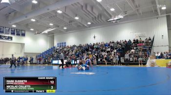 138 lbs Champ. Round 1 - Cameron McIntyre, Desoto Central High School vs Lucas Hall, Ocean Springs High School