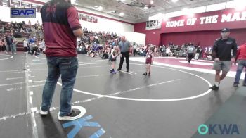 55 lbs Consi Of 8 #1 - Owen Green, Perry Wrestling Academy vs Drew Lawson, Ponca City Wildcat Wrestling