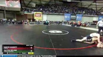 3A 106 Quarterfinal - Kadyn Hagerty, Capital vs Payton Eklund, Auburn Riverside