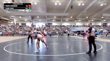 A 157 lbs Quarterfinal - Lane Cope, Samuel Everett School Of Innovation vs Kalel Honaker, Tennessee High School