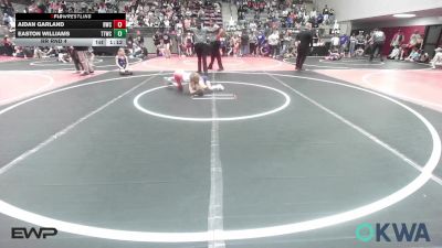 55 lbs Rr Rnd 4 - Aidan Garland, Berryhill Wrestling Club vs Easton Williams, Team Tulsa Wrestling Club