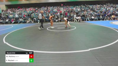 144 lbs Round Of 64 - Max Richins, Wasatch vs Emilio Roybal, Slam Academy