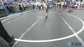 55 lbs Quarterfinal - Beau Barrett, Black Fox Wrestling Club vs Bryer Kincaid, Blackwell Wrestling Club