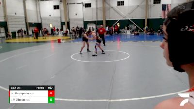 160 lbs Round 5 - Peyton Gibson, Russell Wrestling Club vs Kalin Thompson, Norfolk Jr Wrestling