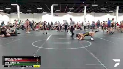 96 lbs Round 3 (4 Team) - Bentley Felmlee, Mat Warriors vs Jake Jones, Jr., Warhawks