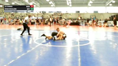 132 lbs Rr Rnd 3 - CJ Caines, Mat Assassins - HSB vs Evan Boulard, Smittys Barn - HSB
