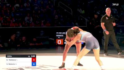 100 lbs Final - Gabriele Tedesco, Florida vs Valarie Solorio, Pennsylvania