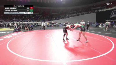 4A Boys 190 lbs Quarterfinal - Noah Hughes, Estacada Boys vs Miles Kennedy, Pendleton Boys