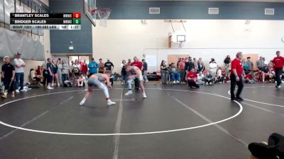 132 lbs Cons. Semis - Brantley Scales, Mountain Man Wrestling Club vs Bridger Scales, Mountain Man Wrestling Club