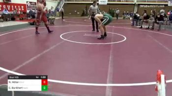 285 lbs Consolation - Nate Miller, Pequea Valley vs Caleb Burkhart, Hughesville