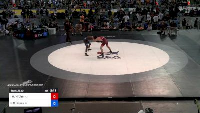 150 lbs Consolation - August Hibler, NJ vs Daishun Powe, AL