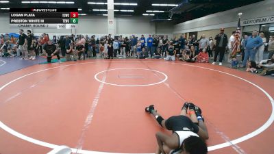 56.2-57.6 lbs Champ. Round 3 - Grant LeMaster, Liberty Warriors Wrestling Club vs Luke Harvey, Leopard Wrestling Club