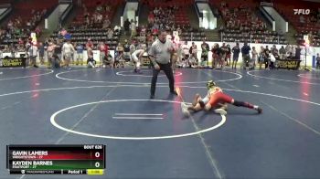 85 lbs Cons. Round 1 - Kayden Barnes, Fruitport vs Gavin Lamers, Wrightstown