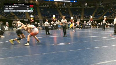 125 lbs Round Of 32 - Clayton Andrews, West Perry vs Jase Weiss, Beth Center