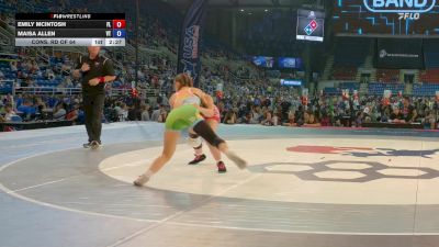 120 lbs Cons. Rd Of 64 - Emily McIntosh, FL vs Maisa Allen, VT