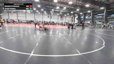 110 lbs Round 5 - 4:00pm Saturday - Jaxon Powell, Rough House W.C., CA vs Braden Dykhouse, Backyard Brawlers