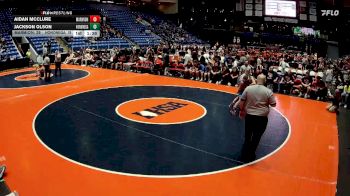 120 lbs Finals (8 Team) - Jackson Olson, Rockton (Hononegah) vs Aidan McClure, Aurora (Marmion Academy)