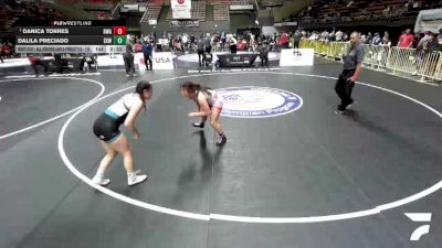 Quarters - Danica Torres, Brawley Wrestling Academy vs Dalila Preciado, Surfside X Wrestling