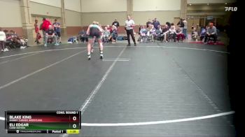 130 lbs Cons. Round 1 - Eli Edgar, Cane Nation vs Blake King, Rabbit Turner Wrestling