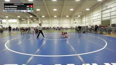 63 lbs Round Of 16 - Lylah Hoffman, Smitty's Wrestling Barn vs Brynn Lincoln, Team Tugman