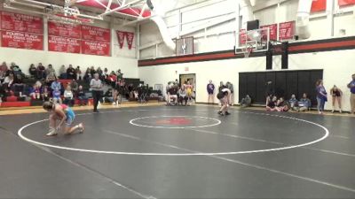 JV-22 lbs Round 1 - Belle Williams, Solon vs Charlee Clay, Fort Madison