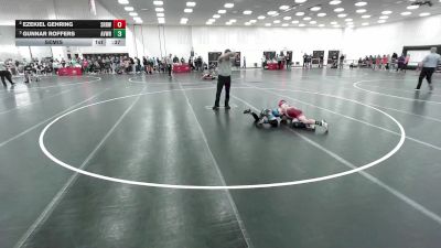 84 lbs Semis - Gunnar Roffers, Aviators Wrestling vs Ezekiel Gehring, Slinger Red Rhinos Wrestling Club