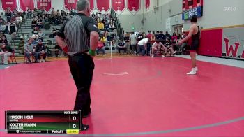 165 lbs Champ. Round 1 - Mason Holt, Uintah vs Kolter Mann, Cedaredge