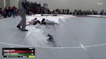 45 lbs Placement (4 Team) - Blake Lueth, St. James vs Oliver Weinrich, PEM (Plainview/Elgin/Millville)