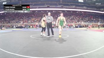 D2-175 lbs Champ. Round 1 - Owen Tucker, Bay City John Glenn vs Tyler Block, Hamilton